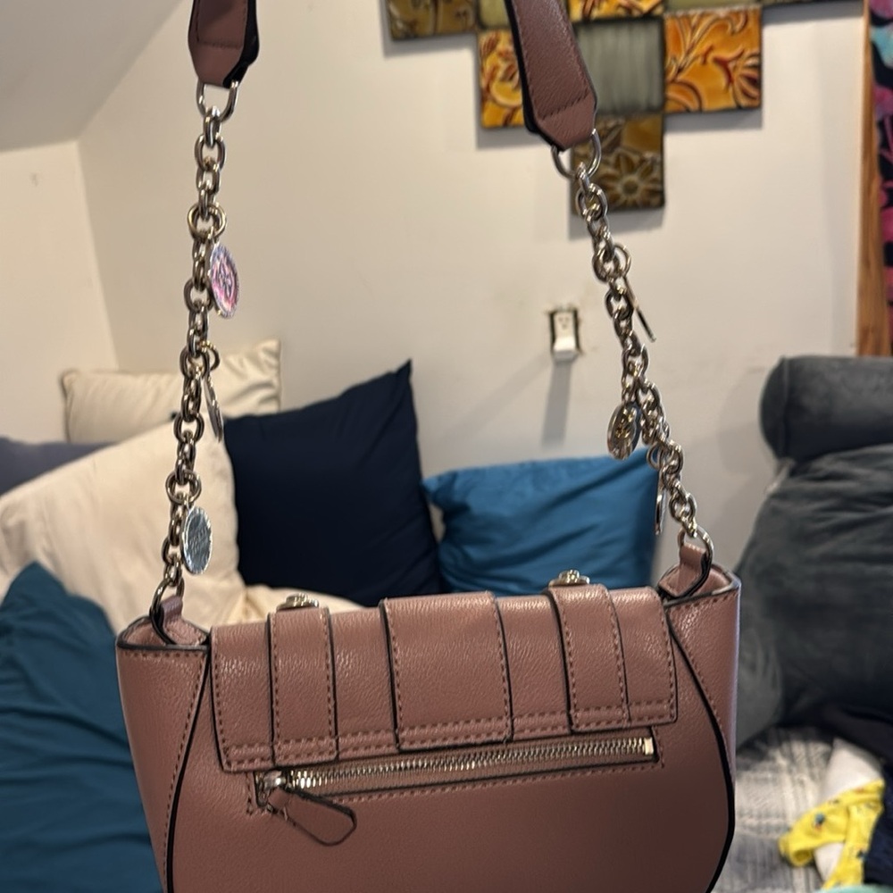 Pink pastel Guess Shoulder Bag - Picture 2 of 3